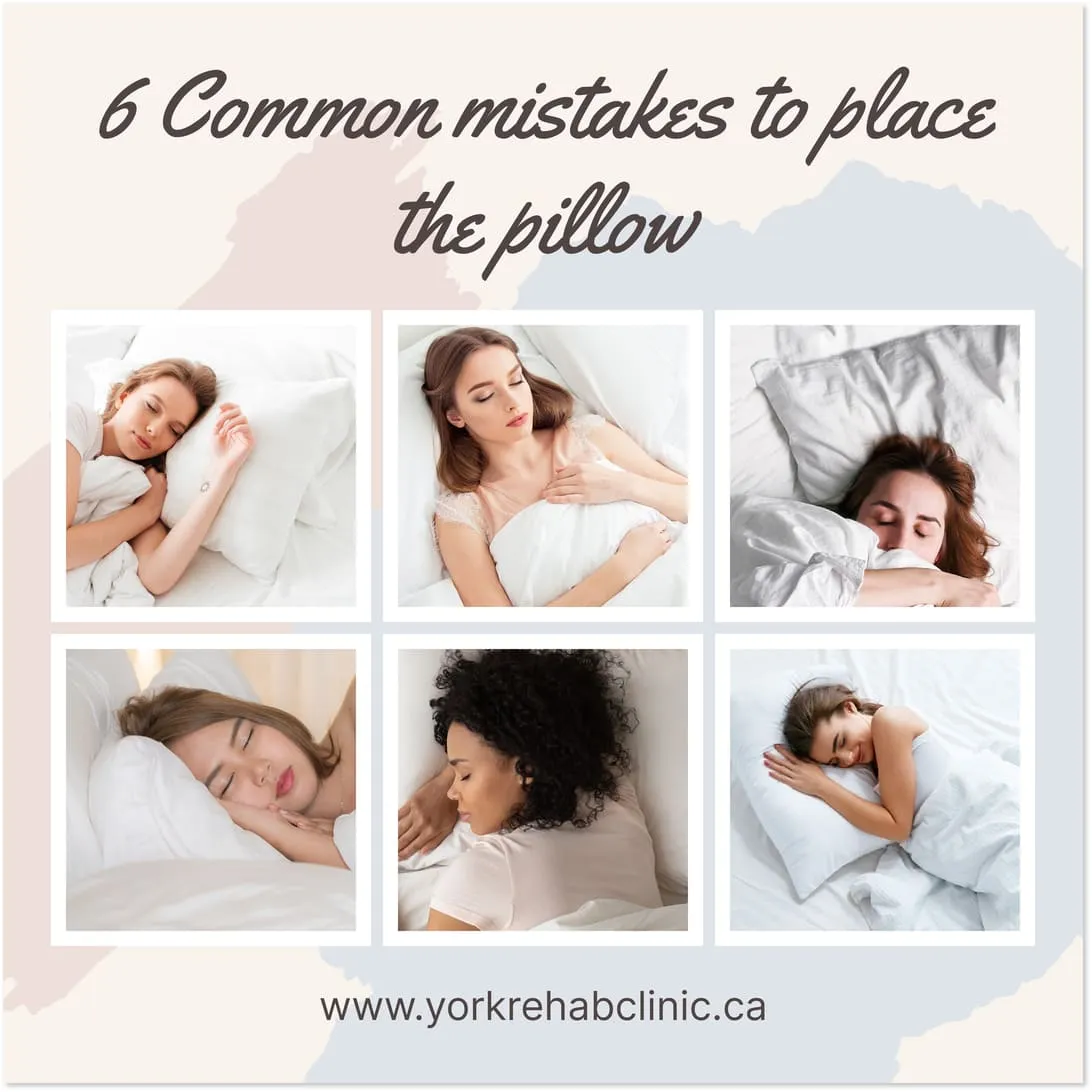 The 6 wrong ways to place the pillow