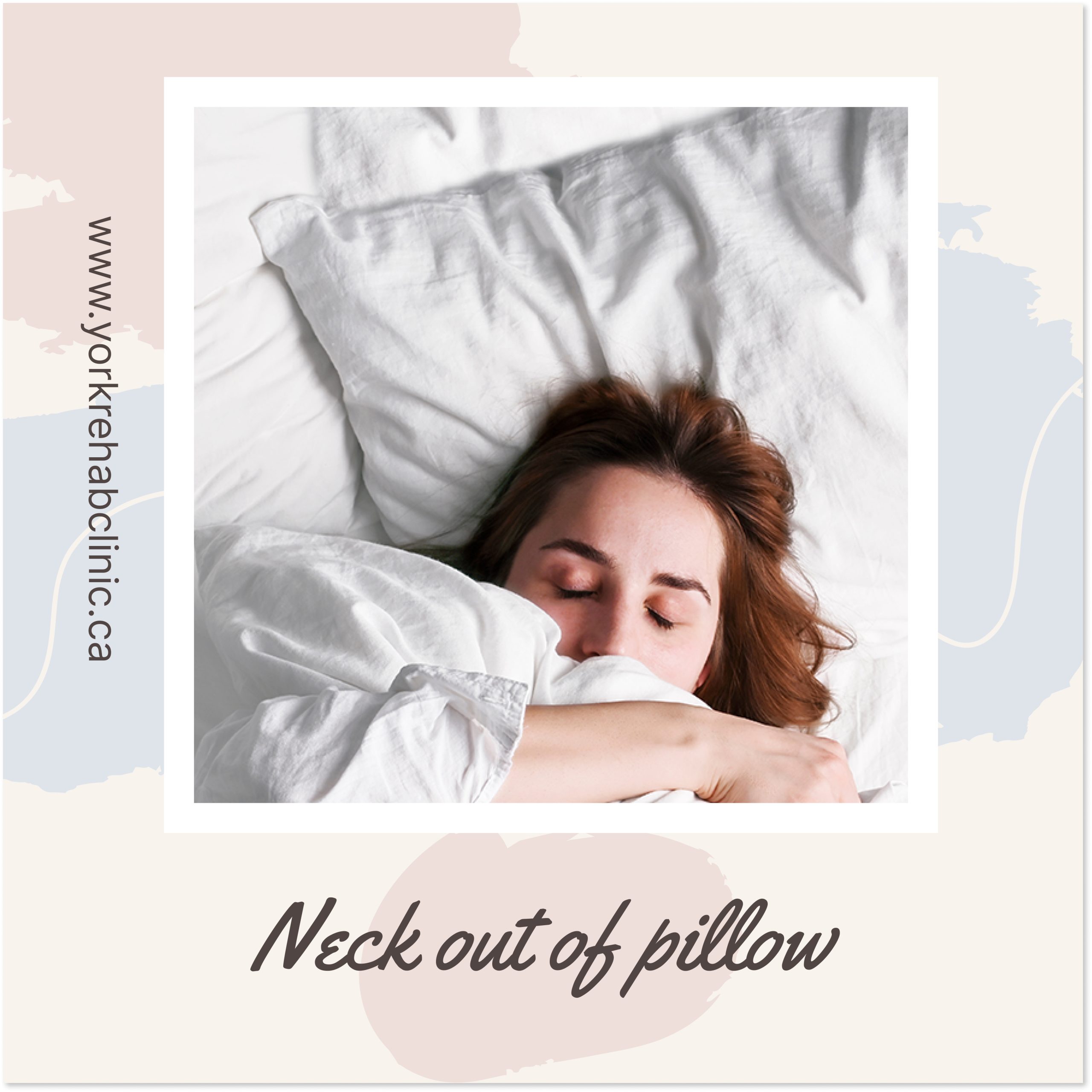 Neck out of pillow