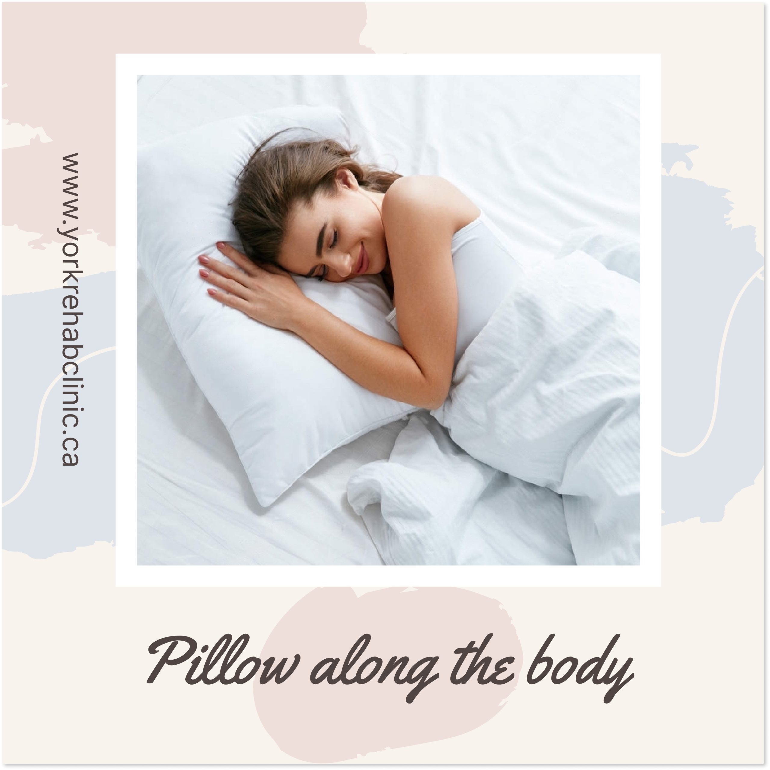 Pillow along the body