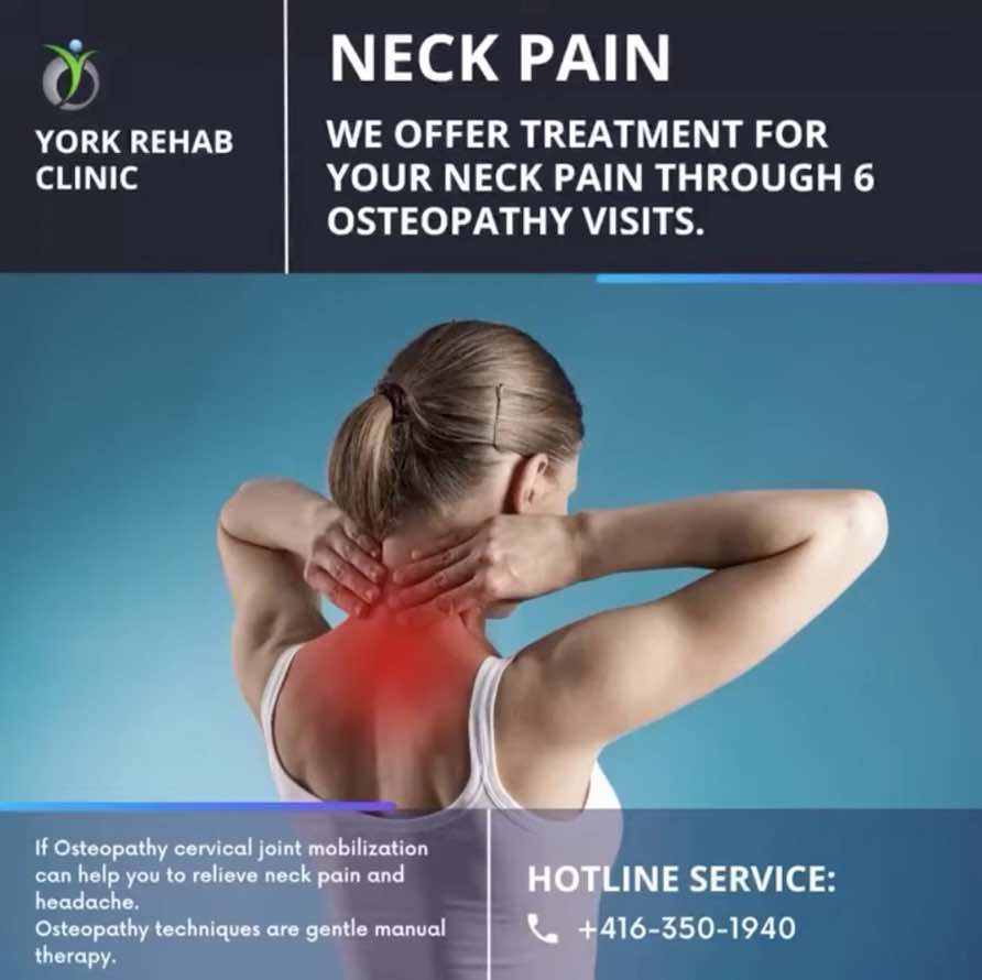 Neck Pain Treatment in Richmond Hill ON | Osteopathic Treatments