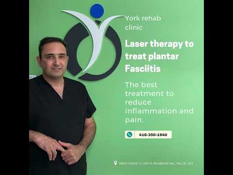 Laser therapy to treat plantar Fasciitis - York Rehab Clinic