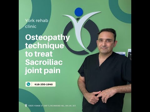 Osteopathy for sacroiliac joint pain - York Rehab Clinic