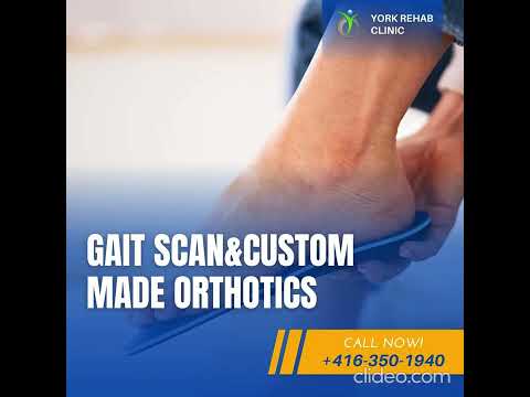 Gait Scan Custom Foot Orthotics - York Rehab Clinic